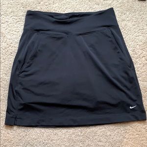nike black golf skirt